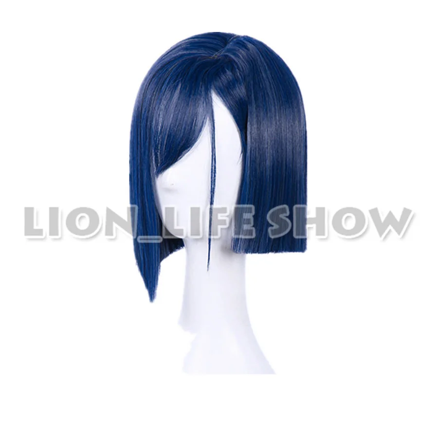 Biamoxer дорогой во Франции Код: 015 ICHIGO синий прямой короткий косплей полный парик |