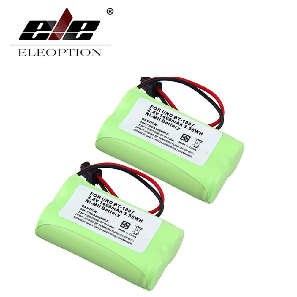 ELEOPTION Высокое качество Новый 2 шт 4 V 1400mAh Ni-MH Аккумуляторный Аккумулятор для Uniden