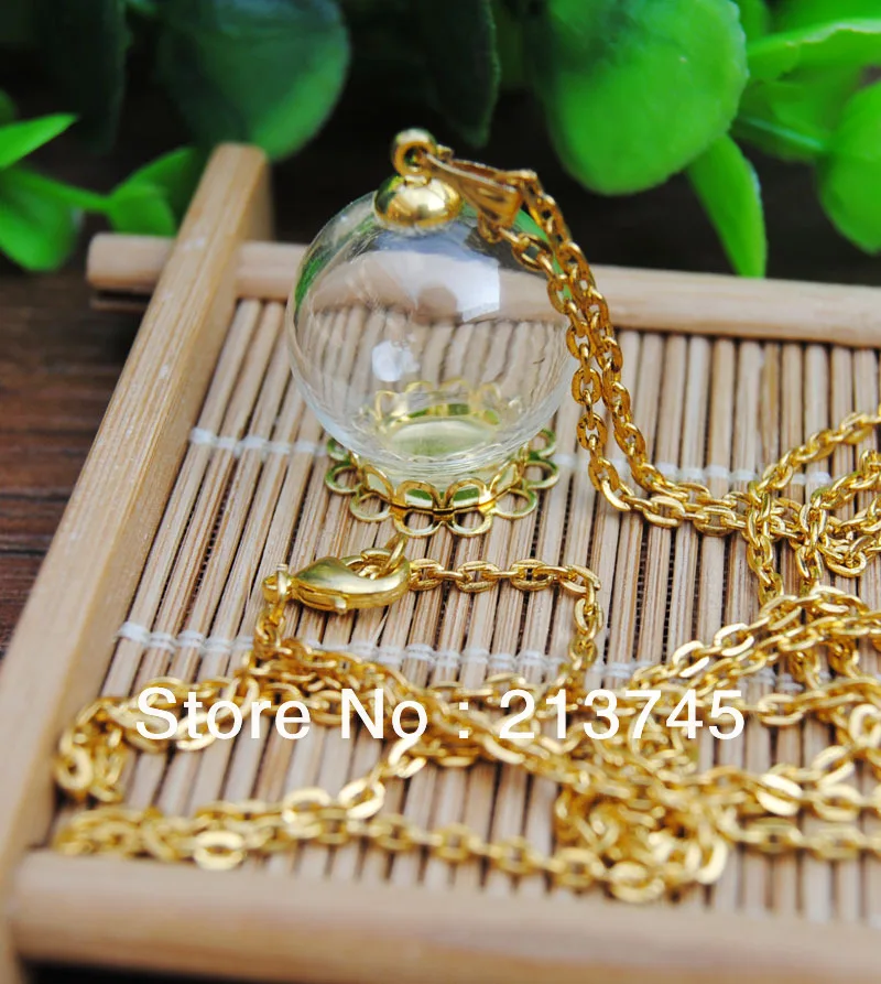 Exclusive!! 20sets/lot 20x12mm Glass globe &double lace base & cap connector&Necklace set glass bottle glass vials pendant DIY
Exclusive!! 20sets/lot 20x12mm Glass globe &double lace base & cap connector&Necklace set glass bottle glass vials pendant DIY