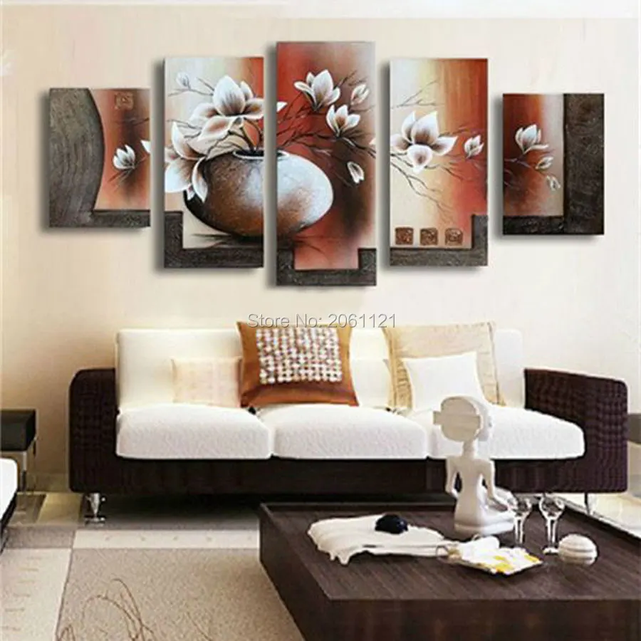 Hand-painted Abstract FLOWER Oil Painting On Canvas Handmade WHITE BROWN VASE FLOWERS WALL Painting For LIVING ROOM Decoration
Hand-painted Abstract FLOWER Oil Painting On Canvas Handmade WHITE BROWN VASE FLOWERS WALL Painting For LIVING ROOM Decoration