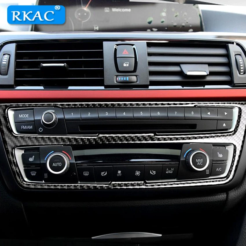 Carbon Fiber Strip Air Conditioning CD Panel Decorative Cover Trim Auto Interior Accessories Car Styling Sticker for BMW F30 F34
Carbon Fiber Strip Air Conditioning CD Panel Decorative Cover Trim Auto Interior Accessories Car Styling Sticker for BMW F30 F34