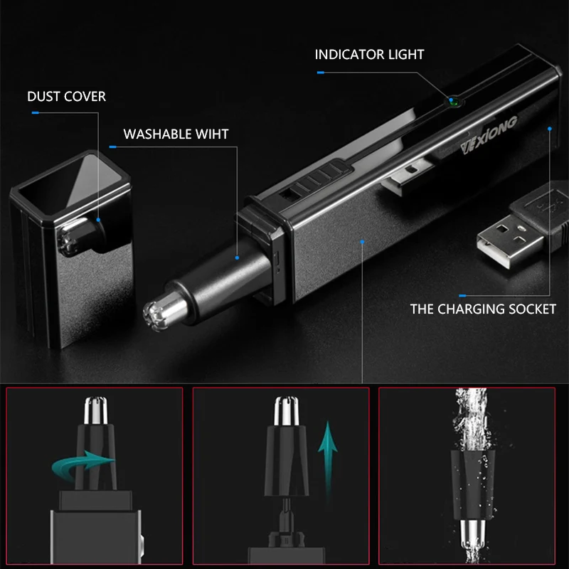 Sportsman 4 in 1 Nose Hair Trimmer Rechargeable Men Razor Beard Trimmer Portable Eyebrow Trimmer Safe Stainless Steel Face Care
Sportsman 4 in 1 Nose Hair Trimmer Rechargeable Men Razor Beard Trimmer Portable Eyebrow Trimmer Safe Stainless Steel Face Care