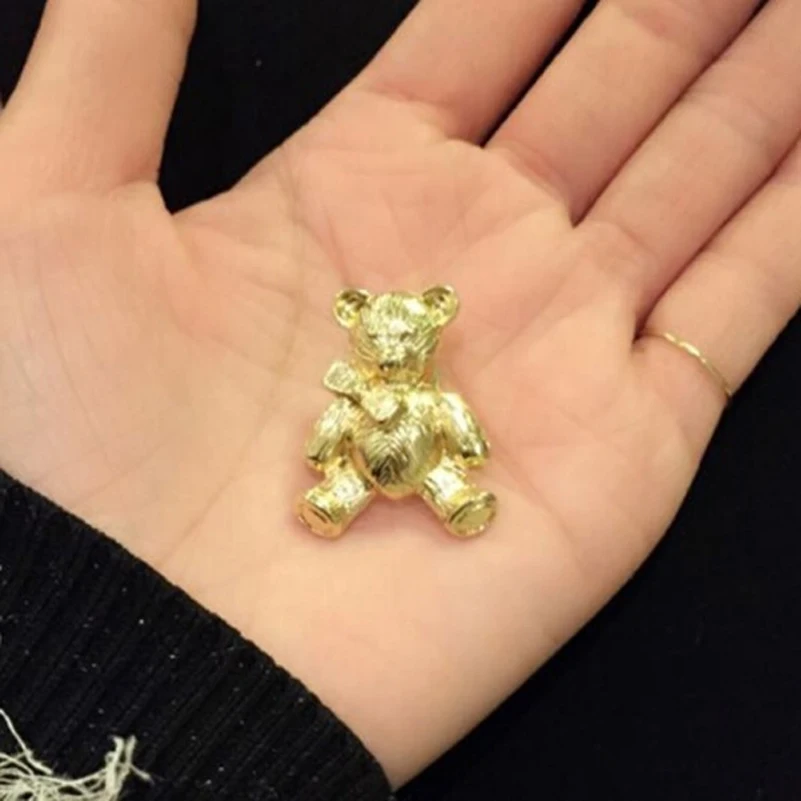 Fashion Cute Little Animals Bear Brooch Corsage Brooches Golded Collar Women Party Chic Brooch Jewelry Brooches
Fashion Cute Little Animals Bear Brooch Corsage Brooches Golded Collar Women Party Chic Brooch Jewelry Brooches