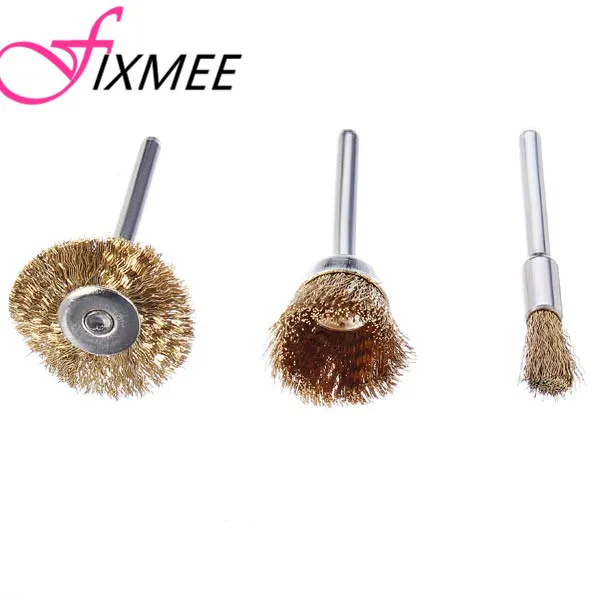 Fixmee 30PC Wire Brass Brush Brushes Wheel Dremel Accessories for Rotary Tools
Fixmee 30PC Wire Brass Brush Brushes Wheel Dremel Accessories for Rotary Tools