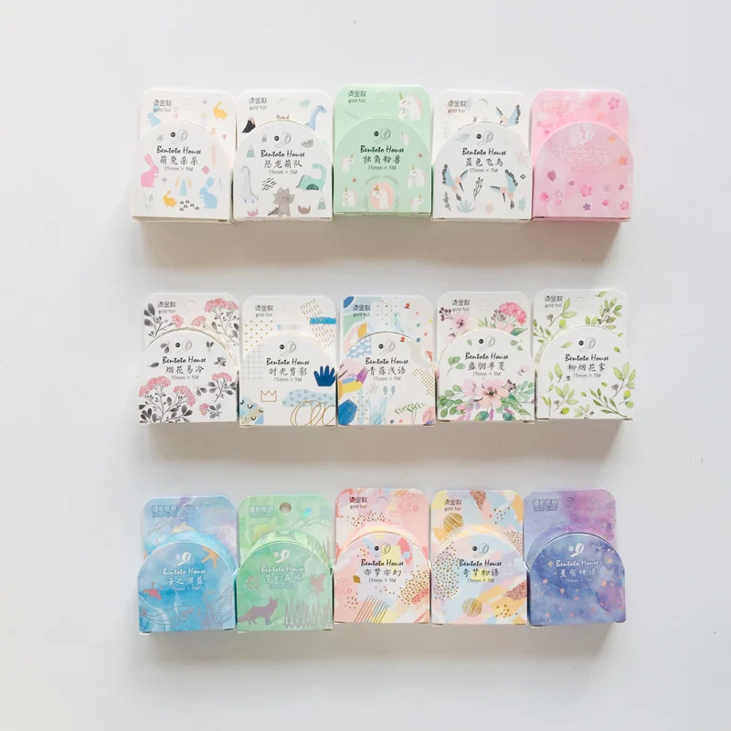 1.5CM*5M Romantic Unicorn Green Plants Sakura Floral Golden Foiled Washi Masking Tape Album Scrapbooking Decor Stick Label
1.5CM*5M Romantic Unicorn Green Plants Sakura Floral Golden Foiled Washi Masking Tape Album Scrapbooking Decor Stick Label