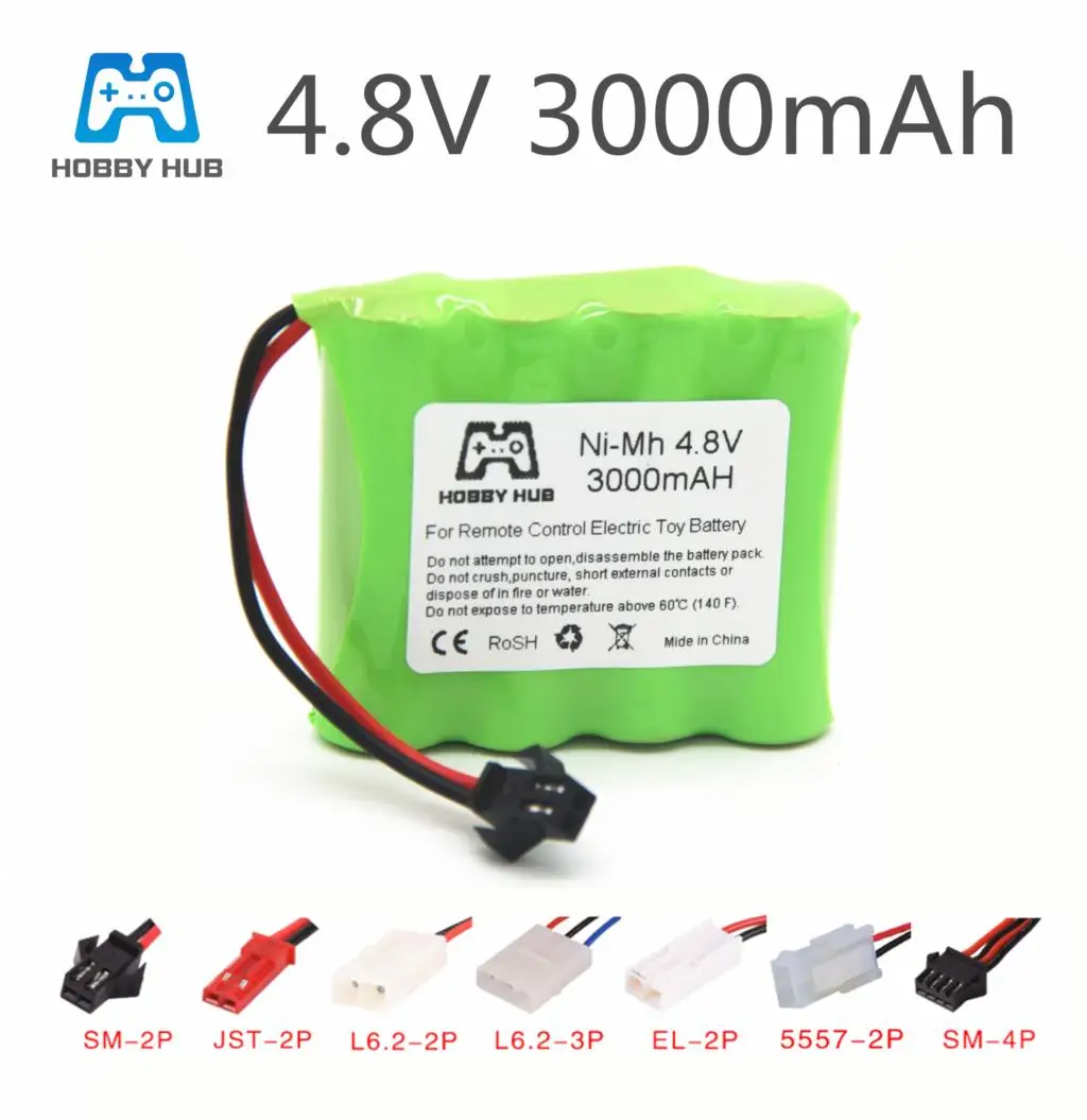 4.8v rechargeable battery For Tanks robots 3000mah Ni-MH battery nimh aa 4.8V pack 3000mah batteries for RC cars 4.8v RC boat
4.8v rechargeable battery For Tanks robots 3000mah Ni-MH battery nimh aa 4.8V pack 3000mah batteries for RC cars 4.8v RC boat