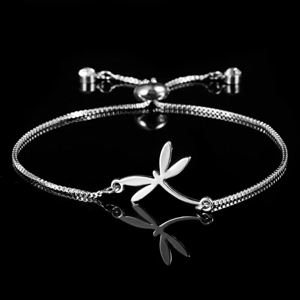 Silver Color Animal Charm Bracelets Dragonfly Elephant Owl Horse Pendant Link Chain Bracelet for Women Jewelry Gift
Silver Color Animal Charm Bracelets Dragonfly Elephant Owl Horse Pendant Link Chain Bracelet for Women Jewelry Gift