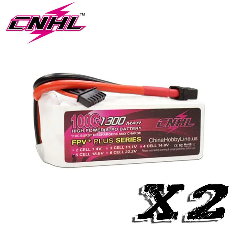 2 шт. CNHL Lipo аккумулятор 1300 мАч 18 5 в 5S 100C G + PLUS XT60 Vortex LRC Freestyle V1 RC лодка Heli самолет БПЛА