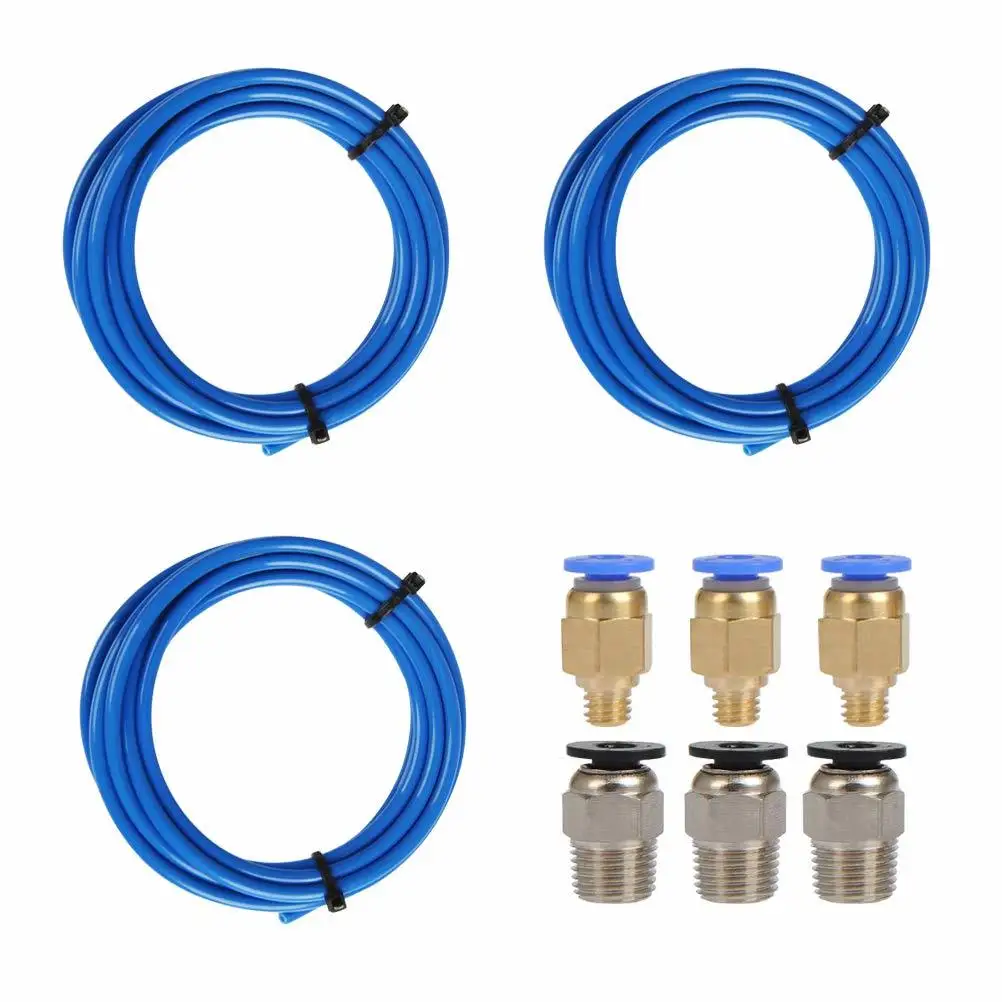3 Pcs Pc4-m6 Fittings + 3 Pcs Pc4-m10 Male Straight Pneumatic Pefe Tube Push Fitting Connector For 3d Printer 1.75mm Filament
3 Pcs Pc4-m6 Fittings + 3 Pcs Pc4-m10 Male Straight Pneumatic Pefe Tube Push Fitting Connector For 3d Printer 1.75mm Filament