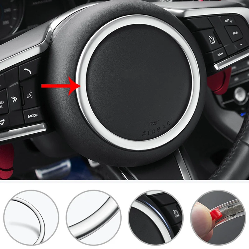 Car styling accessories 1pcs ABS Car steering wheel center trimming ring cover For Jaguar F-PACE 2016-2019
Car styling accessories 1pcs ABS Car steering wheel center trimming ring cover For Jaguar F-PACE 2016-2019