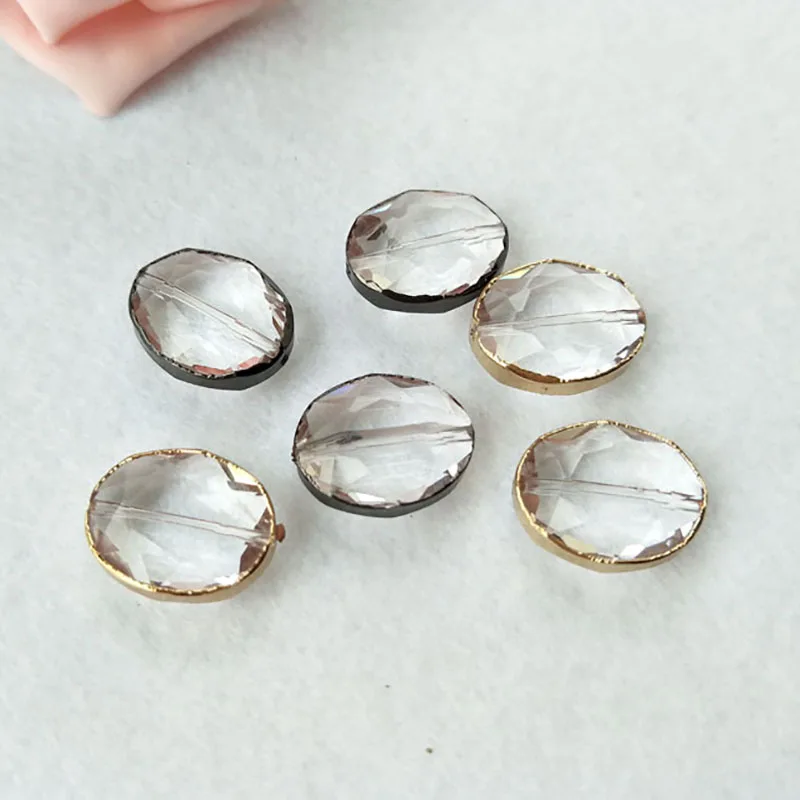 10Pcs oval-shaped Faceted Crystal clear Glass Loose Beads pave rhinestone Spacer Connector Beads Jewelry Finding BD265
10Pcs oval-shaped Faceted Crystal clear Glass Loose Beads pave rhinestone Spacer Connector Beads Jewelry Finding BD265