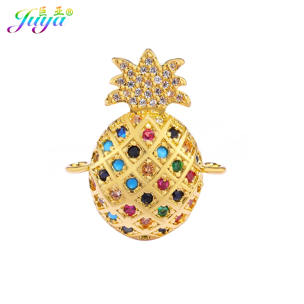 Juya DIY Braeclets Making Gold Pineapple Charm Connectors Accessories For Handmade Fashion Jewelry Making Components
Juya DIY Braeclets Making Gold Pineapple Charm Connectors Accessories For Handmade Fashion Jewelry Making Components