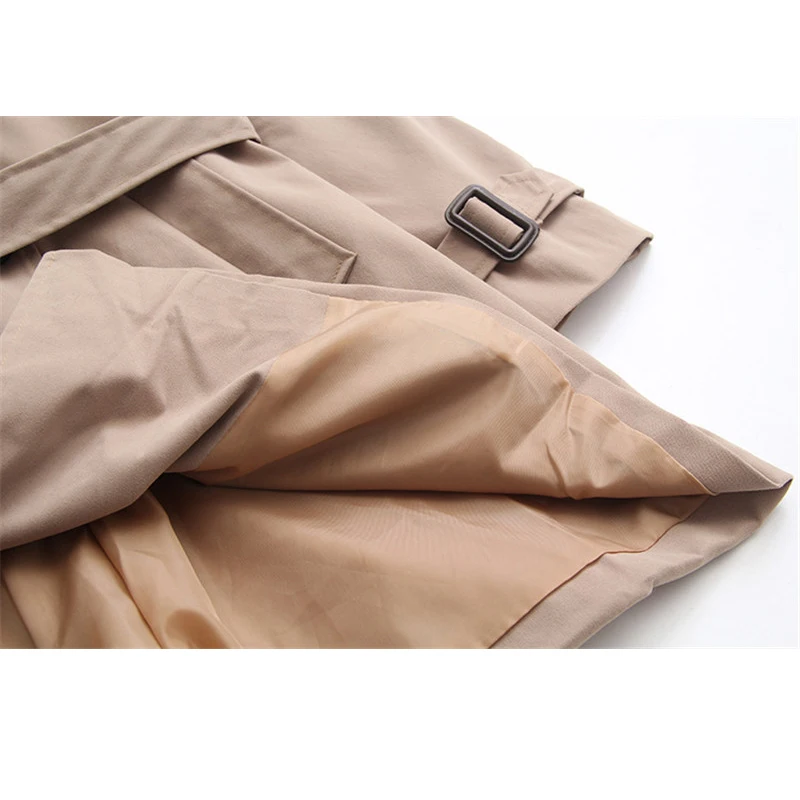 2019 Autumn New Women Double Breasted Long Trench Coat Khaki Female With Belt Classic Casual Office Lady Business Outwear M79
2019 Autumn New Women Double Breasted Long Trench Coat Khaki Female With Belt Classic Casual Office Lady Business Outwear M79