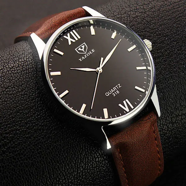 Лидирующий бренд YAZOLE кварцевые часы для мужчин Ceasuri роскошные известные наручные