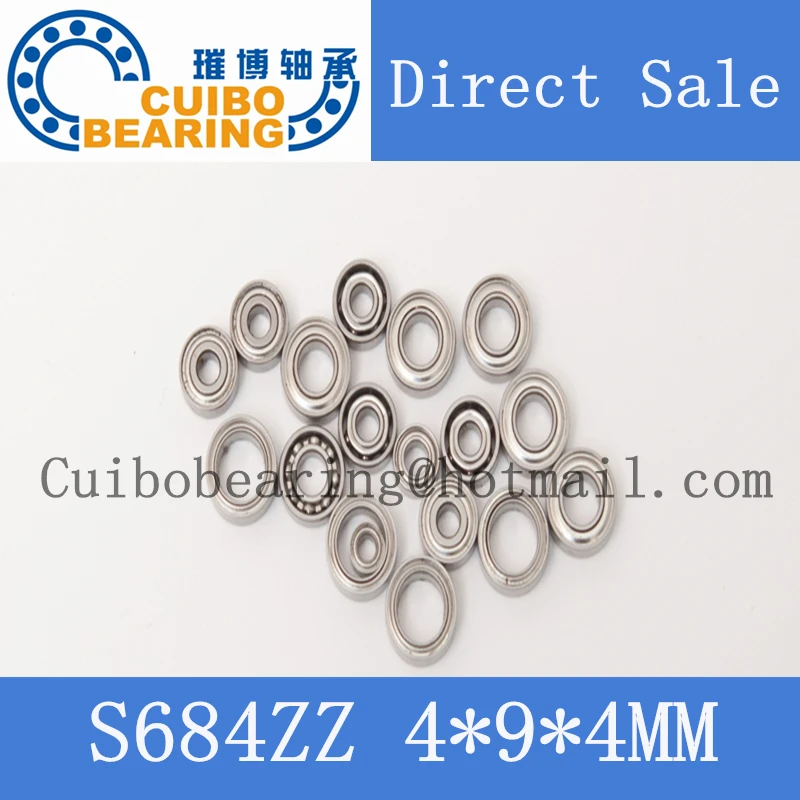 10pcs S684 SUS440C environmental corrosion resistant stainless steel deep groove ball bearings S684ZZ 4*9*4 mm
10pcs S684 SUS440C environmental corrosion resistant stainless steel deep groove ball bearings S684ZZ 4*9*4 mm