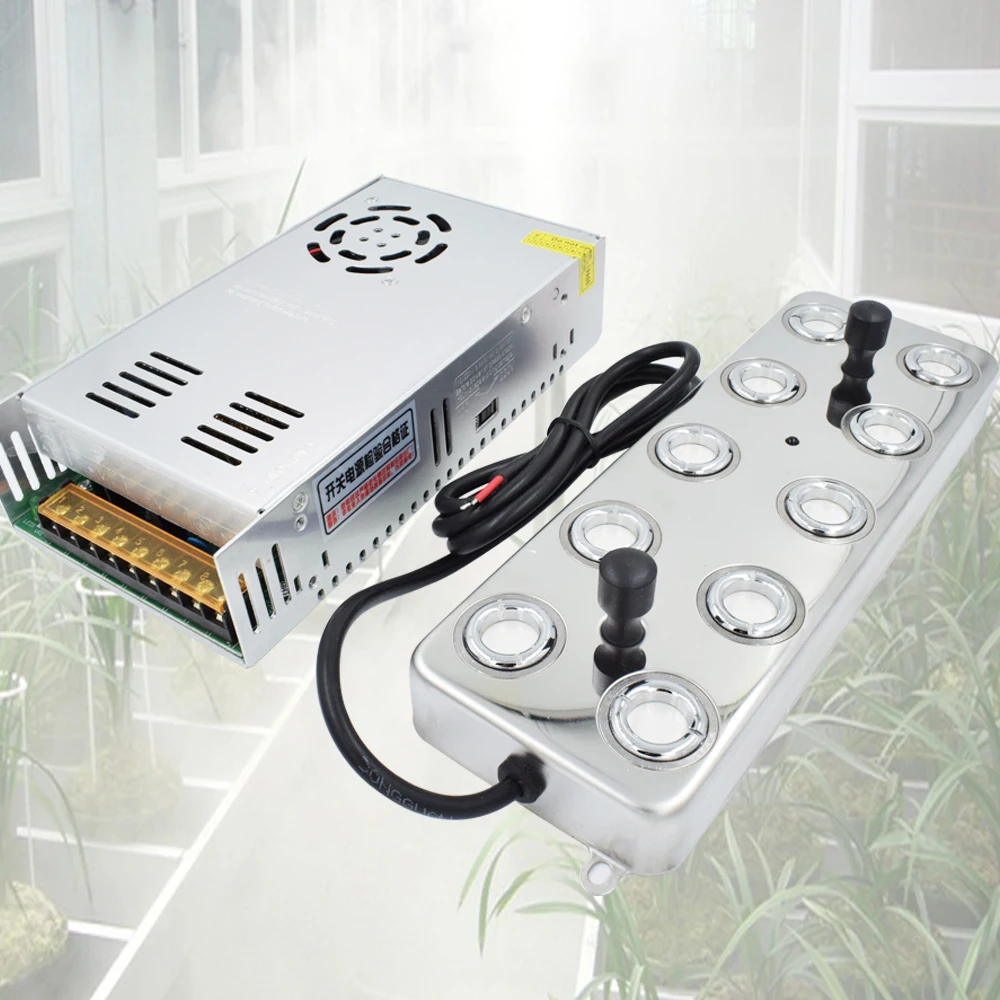 110V-220V 10 head Ultrasonic mist maker fogger humidifier Facial mist sprayer Industry Aeromist Hydroponics +transformer
110V-220V 10 head Ultrasonic mist maker fogger humidifier Facial mist sprayer Industry Aeromist Hydroponics +transformer