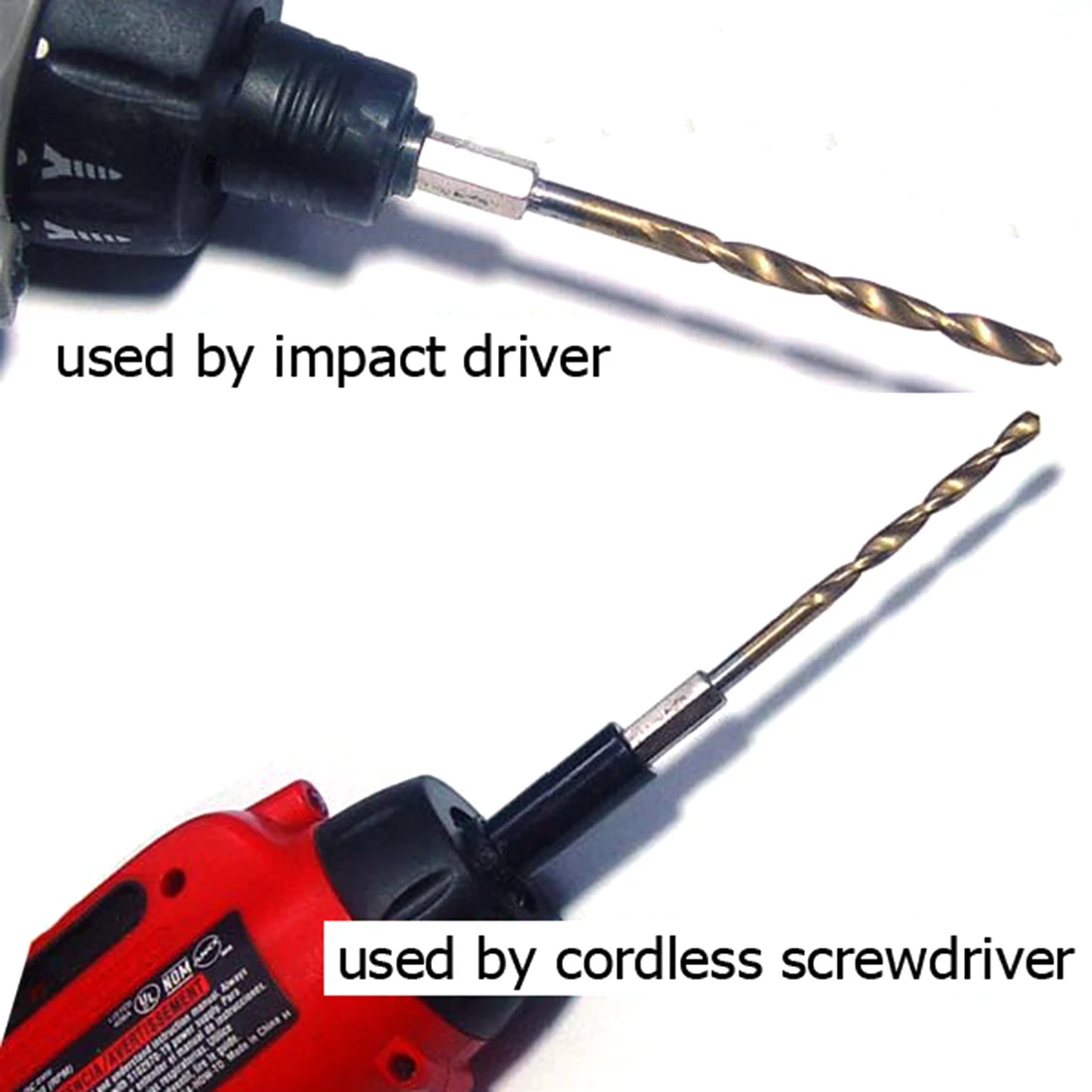 1.5-6.5mm 13pcs/set 1/4 Hex Shank Titanium Coated Drill Bits HSS High Speed Steel Drill Bits Set Tool High Quality Power Tools
1.5-6.5mm 13pcs/set 1/4 Hex Shank Titanium Coated Drill Bits HSS High Speed Steel Drill Bits Set Tool High Quality Power Tools