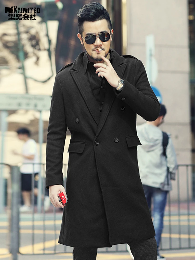 New Autumn and Winter Army Green Men's Long Edition Woolen Overcoat Slim Casual European Style Fashion Coat for Men F301
New Autumn and Winter Army Green Men's Long Edition Woolen Overcoat Slim Casual European Style Fashion Coat for Men F301