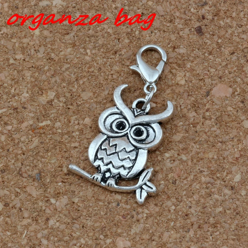 MIC 50Pcs Alloy Owl Charms Bead with Lobster clasp Fit Charm Bracelet DIY Jewelry 10.5x35mm A-235b
MIC 50Pcs Alloy Owl Charms Bead with Lobster clasp Fit Charm Bracelet DIY Jewelry 10.5x35mm A-235b