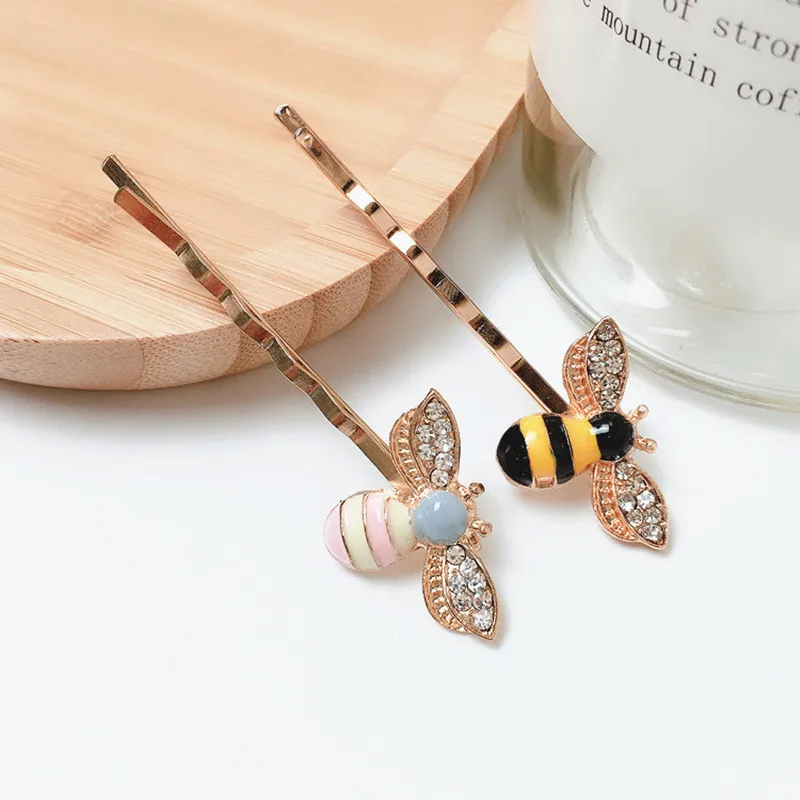 HM054 Cute Hair Pin Rhinestone Animal Honeybee Alloy Hair Clip Womens Accessories Wholesale
HM054 Cute Hair Pin Rhinestone Animal Honeybee Alloy Hair Clip Womens Accessories Wholesale