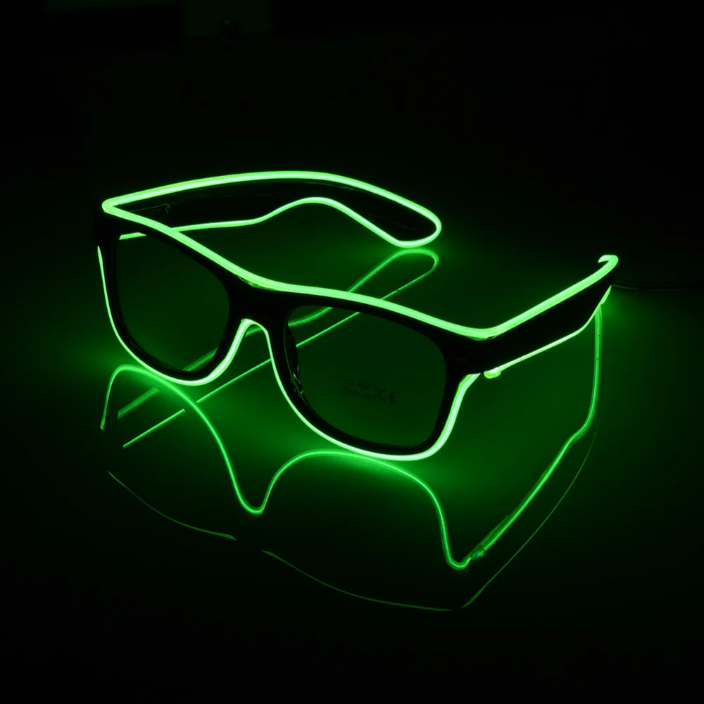 Cool Party Decorative Luminous Glasses Flashing EL Wire LED Glasses Lighting Classic Gift Bright Light Festival Party Supplies
Cool Party Decorative Luminous Glasses Flashing EL Wire LED Glasses Lighting Classic Gift Bright Light Festival Party Supplies