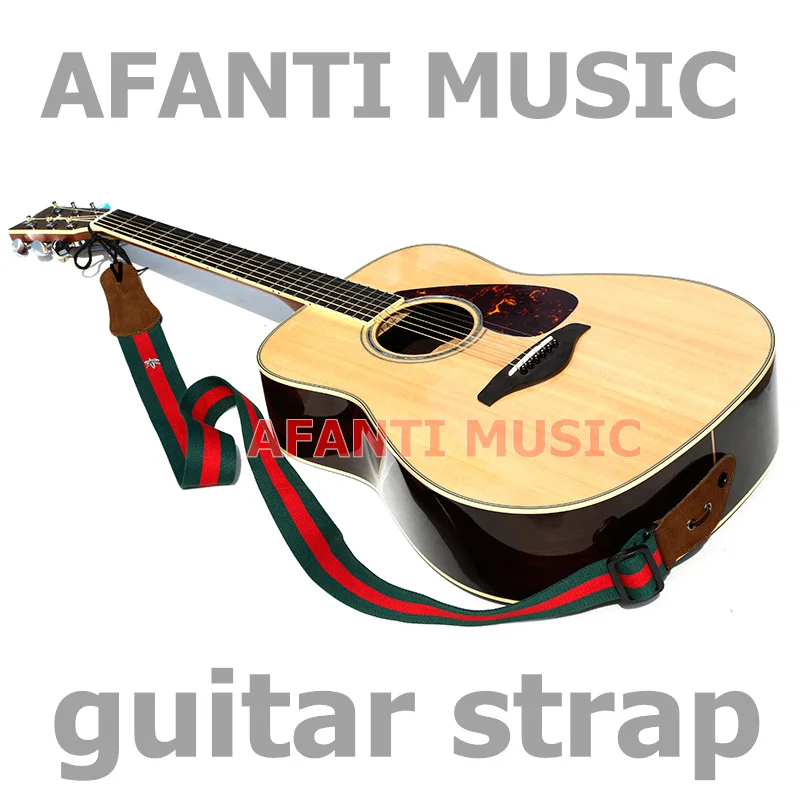 Afanti Music Acoustic Guitar Strap (ASP-099)