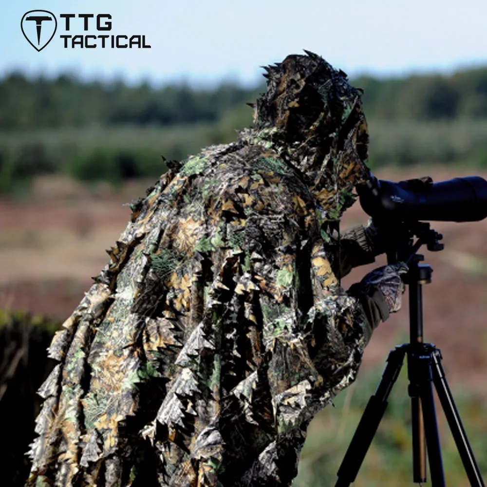 TTGTACTICAL Ultralight Breathable Hunting Ghillie Poncho Camouflage Airsoft CS Wargame Hunting Blind Net Voice Silent Polyster
TTGTACTICAL Ultralight Breathable Hunting Ghillie Poncho Camouflage Airsoft CS Wargame Hunting Blind Net Voice Silent Polyster
