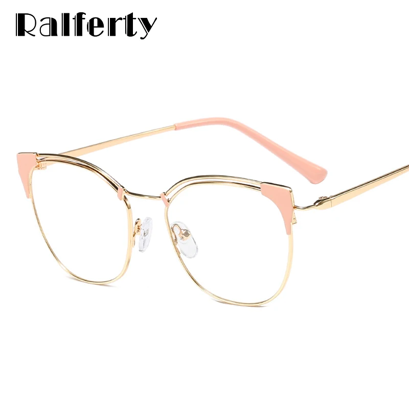 Ralferty Cat Eye Glasses Frame Women Eyeglasses Optical Myopia Glasses Clear Metal Frames Spectacle Ladies oculos de grau F95537
Ralferty Cat Eye Glasses Frame Women Eyeglasses Optical Myopia Glasses Clear Metal Frames Spectacle Ladies oculos de grau F95537