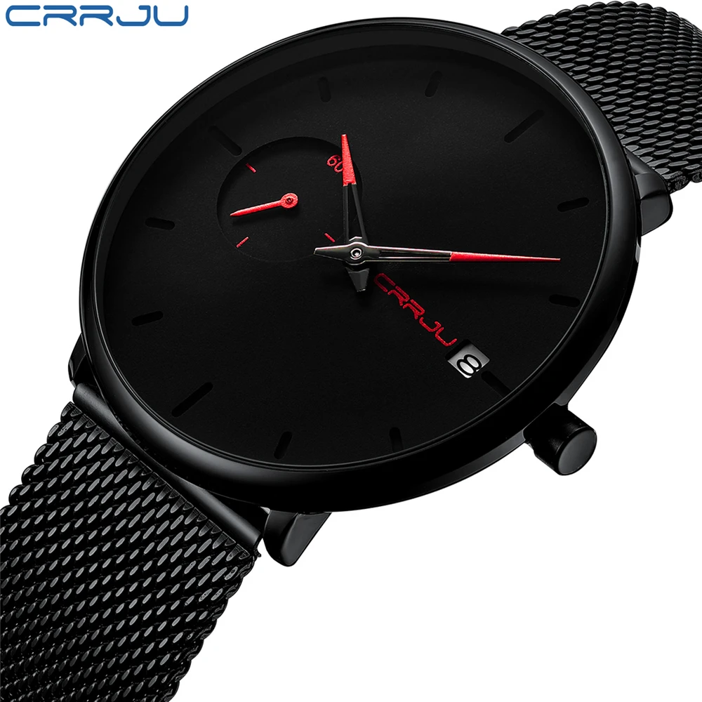 Relogio Masculino Crrju модные мужские часы кварцевые часы мужские тонкие сетчатые стальные водонепроницаемые уличные спортивные часы
Relogio Masculino Crrju модные мужские часы кварцевые часы мужские тонкие сетчатые стальные водонепроницаемые уличные спортивные часы