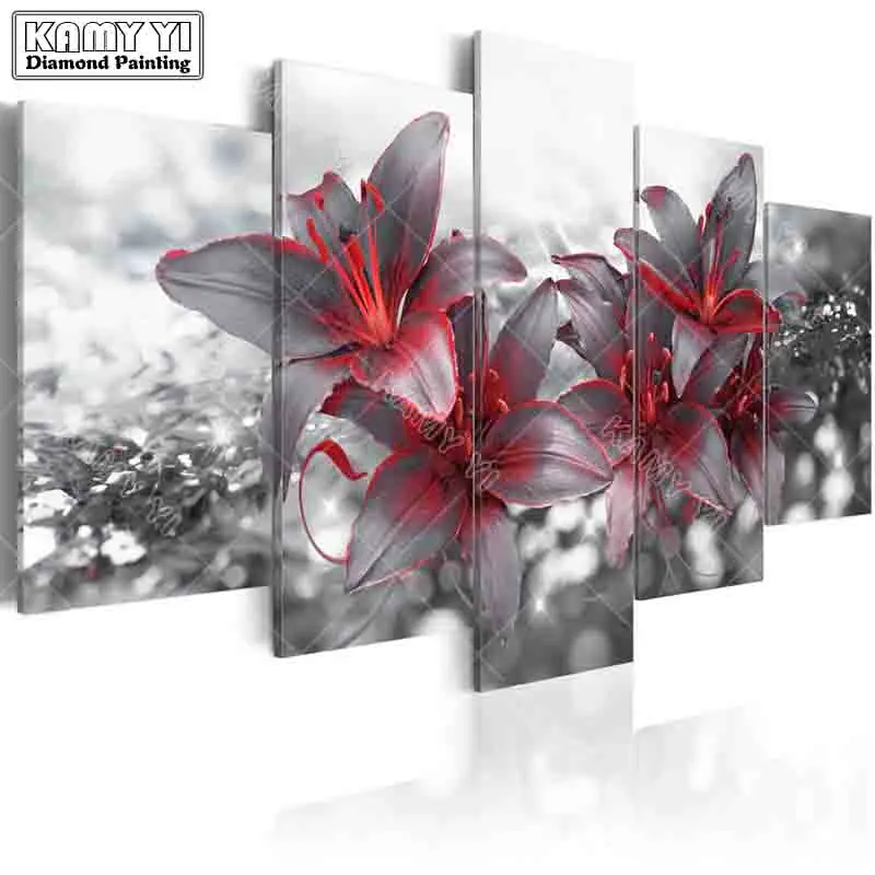 full square drill Diamond embroidery Flirtatious lily 5D DIY diamond painting Cross Stitch Multi-picture home decoration
full square drill Diamond embroidery Flirtatious lily 5D DIY diamond painting Cross Stitch Multi-picture home decoration