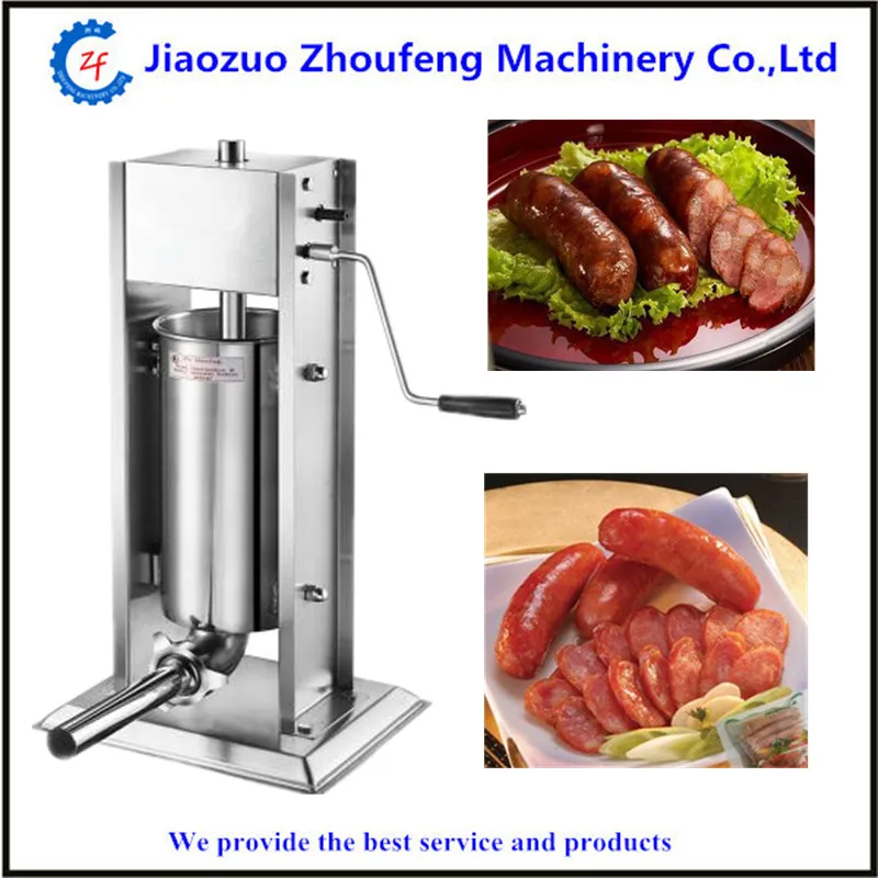 Homemade sausage meat stuffer stainless steel manual vertical sausage filling machine kitchen tool salami maker
Homemade sausage meat stuffer stainless steel manual vertical sausage filling machine kitchen tool salami maker