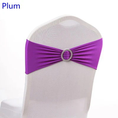 Plum Colour Spandex Chair Sash Wedding Chair Sashes With Round Buckle Lycra Stretch Sash For Chair Spandex Band Universal
Plum Colour Spandex Chair Sash Wedding Chair Sashes With Round Buckle Lycra Stretch Sash For Chair Spandex Band Universal