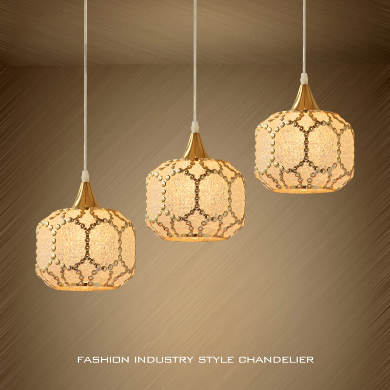 Modern Creative Metal Suspension Lamp Lighting 1/3 Lights European Art Glass Shade Aisle Dining Room Pendant Light Fixture PL683
Modern Creative Metal Suspension Lamp Lighting 1/3 Lights European Art Glass Shade Aisle Dining Room Pendant Light Fixture PL683