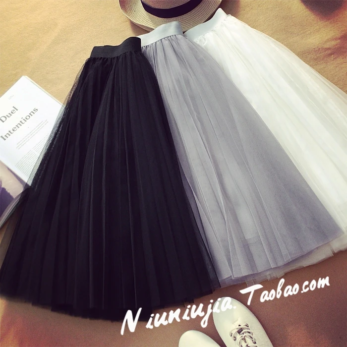 Tulle Skirts Womens 2018 Summer Fashion High Waist Lace Mesh Pleated Long Skirt Elastic Sun Fluffy Tutu Skirt Jupe Longue Femme
Tulle Skirts Womens 2018 Summer Fashion High Waist Lace Mesh Pleated Long Skirt Elastic Sun Fluffy Tutu Skirt Jupe Longue Femme