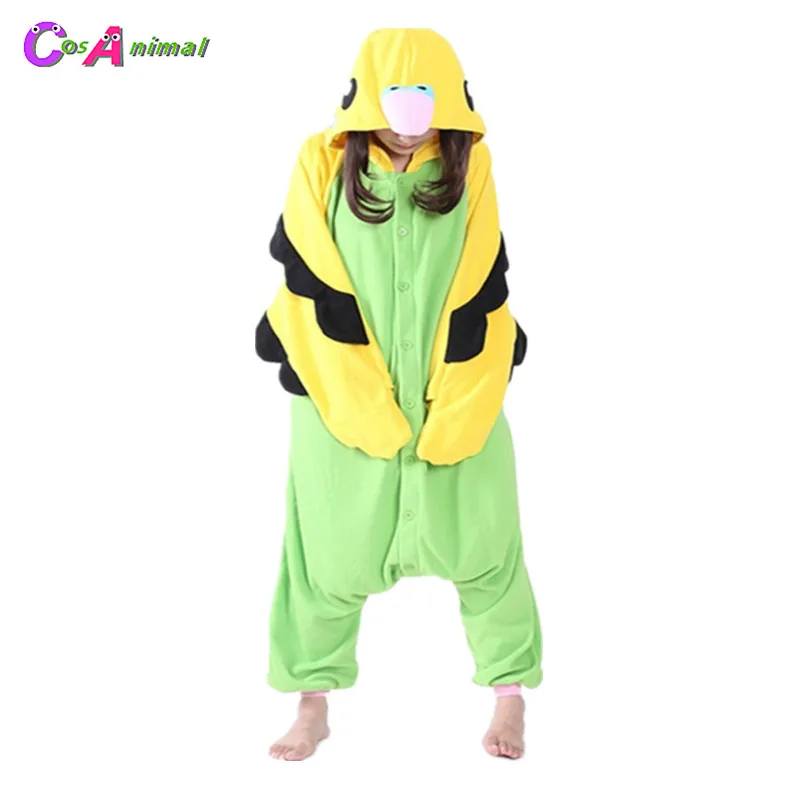 

Parrot Adult's Polar Fleece Kigurumi Women and Men Cartoon Animal Onesies Pajama For Halloween Carnival Masquerade Party