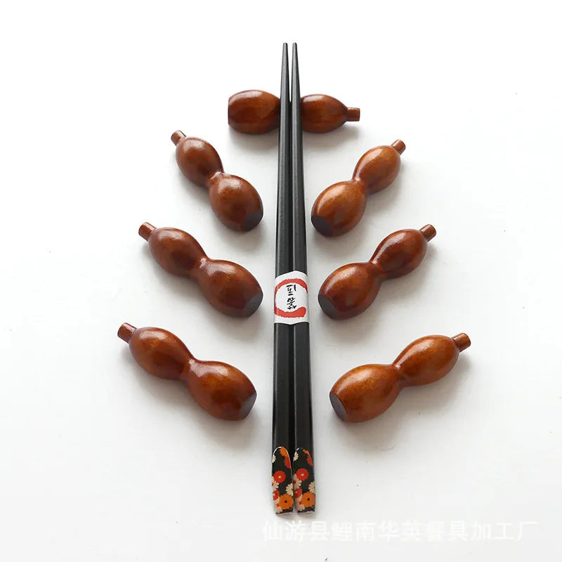 500pcs/lot Visual Touch Japanese Style Gourd Shaped Eco-Friendly Wood Chopsticks Rest Rack Wooden Spoon Holder Tableware
500pcs/lot Visual Touch Japanese Style Gourd Shaped Eco-Friendly Wood Chopsticks Rest Rack Wooden Spoon Holder Tableware