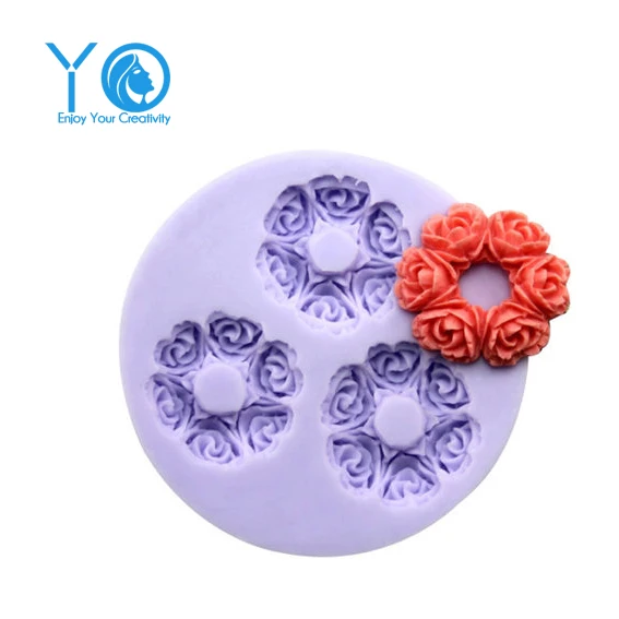 Силиконовые формы Инструменты для тортов декоративные цветы Fondant (сахарная) из