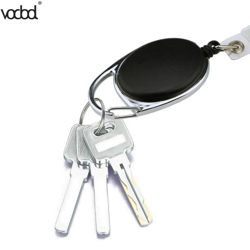 2pcs Black Retractable Pull Key Ring Chain Reel ID Lanyard Name Tag Card Holder Badge Reel Carabiner Style Retractable Holder
2pcs Black Retractable Pull Key Ring Chain Reel ID Lanyard Name Tag Card Holder Badge Reel Carabiner Style Retractable Holder