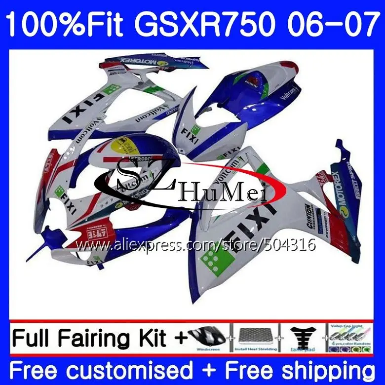 Инъекция для SUZUKI GSXR600 GSXR750 06 07 GSX R600 GSX R750 06-07 0NO.2 GSXR-600 K6 GSXR 600 750 2006 2007 Обтекатели синий белый
Инъекция для SUZUKI GSXR600 GSXR750 06 07 GSX R600 GSX R750 06-07 0NO.2 GSXR-600 K6 GSXR 600 750 2006 2007 Обтекатели синий белый