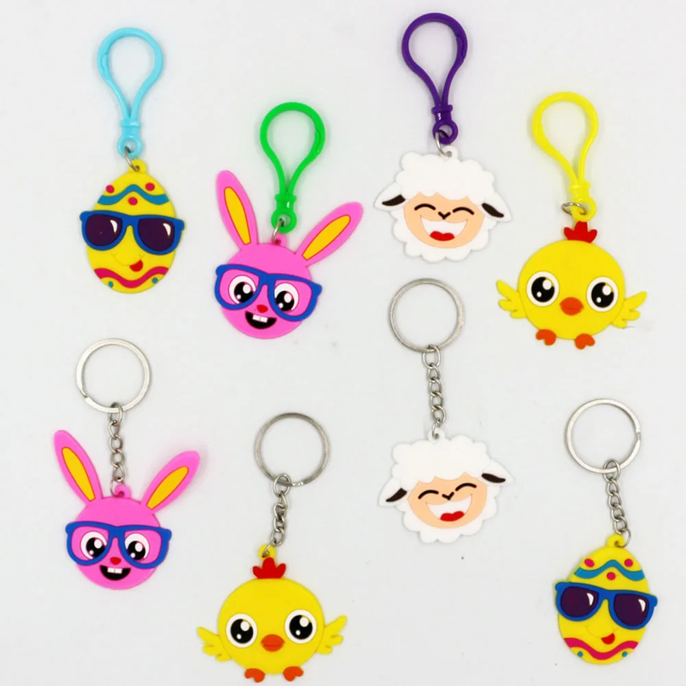 Newest Arrival Happy Easter 4 Pcs Cartoon Lovely Silicone Keychain Set Key Ring Creative Kids Gift Bag Pendant Dropshipping
Newest Arrival Happy Easter 4 Pcs Cartoon Lovely Silicone Keychain Set Key Ring Creative Kids Gift Bag Pendant Dropshipping