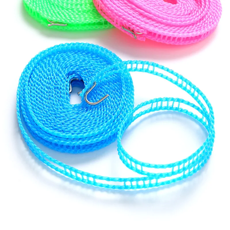 Outdoor Windproof 3m/5m Adjustable Strength Nylon Durable Anti Slip Drying Clothes Hangers Rope Clothesline Washing Line Laundry
Outdoor Windproof 3m/5m Adjustable Strength Nylon Durable Anti Slip Drying Clothes Hangers Rope Clothesline Washing Line Laundry