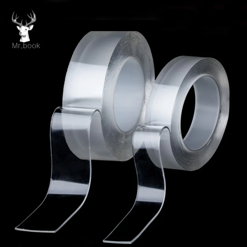1 Roll 5m 10m Double Sided Adhesive Tape Nano PU Gel Tape Traceless Washable Sticker for Home Office Storage Wall Rack Anti-slip
1 Roll 5m 10m Double Sided Adhesive Tape Nano PU Gel Tape Traceless Washable Sticker for Home Office Storage Wall Rack Anti-slip