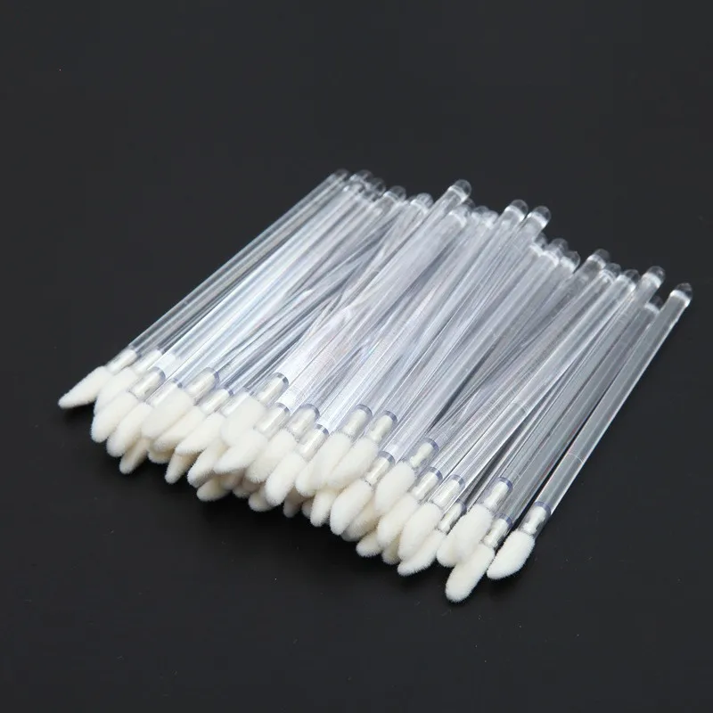 2021 New Clear Handle Disposable lip Brush Wand Applicator 50pcs Lip Gloss Lip Liner Lipstick Mascara Makeup Tool Makeup brush
2021 New Clear Handle Disposable lip Brush Wand Applicator 50pcs Lip Gloss Lip Liner Lipstick Mascara Makeup Tool Makeup brush