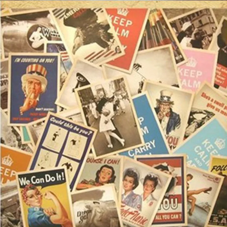 32pcs/lot Vintage European style Poster Postcard Set / Greeting Cards Assorted / Birthday Cards/Fashion Gift Card
32pcs/lot Vintage European style Poster Postcard Set / Greeting Cards Assorted / Birthday Cards/Fashion Gift Card