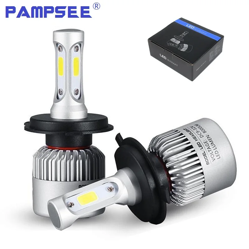 PAMPSEE Shipping by DHL H4 LED H7 H11 H1 H13 9005 9006 9007 COB LED Car Headlight Bulb 72W 8000LM 6500K Auto Headlamp fog light
PAMPSEE Shipping by DHL H4 LED H7 H11 H1 H13 9005 9006 9007 COB LED Car Headlight Bulb 72W 8000LM 6500K Auto Headlamp fog light