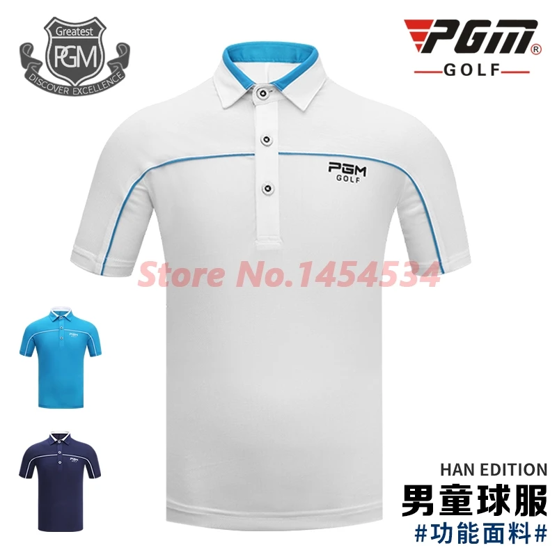 PGM Tops Wear Children's Golf Clothes Boys Short Sleeve T-Shirt Sports Ball Suit Summer Apparel Comfortable Smooth Clothing
PGM Tops Wear Children's Golf Clothes Boys Short Sleeve T-Shirt Sports Ball Suit Summer Apparel Comfortable Smooth Clothing