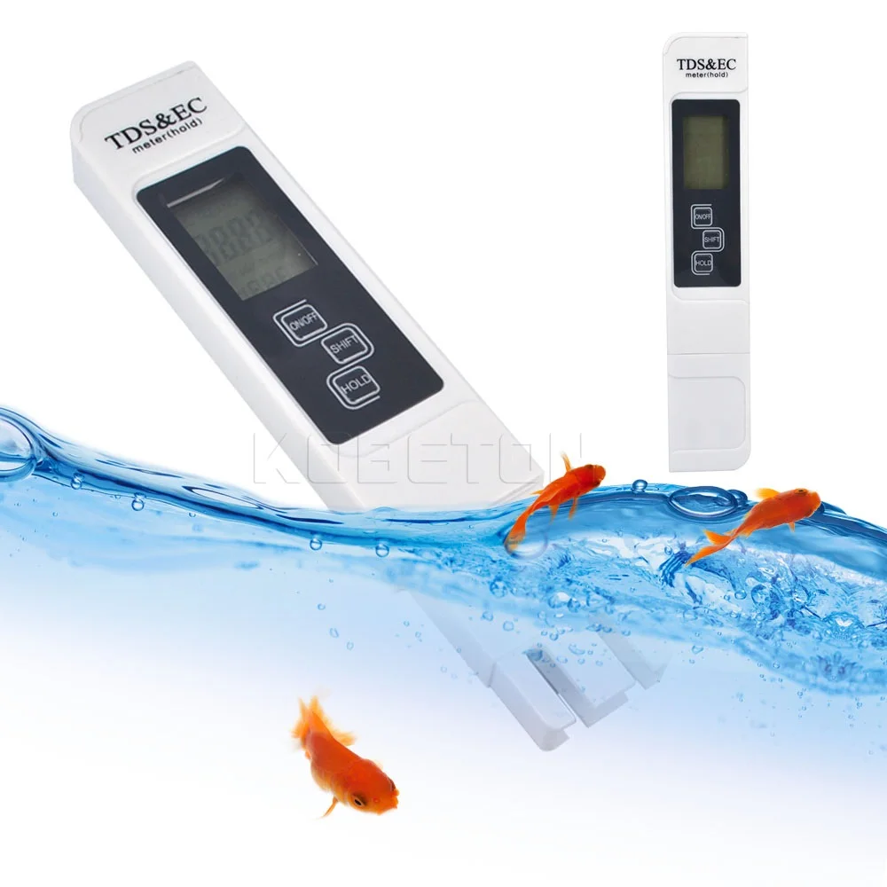 TDS Tester EC Meter Thermometer 3-In-1 Digital Water Quality Purity Tester Conductivity Meter TDS Tester Monitor Detector
TDS Tester EC Meter Thermometer 3-In-1 Digital Water Quality Purity Tester Conductivity Meter TDS Tester Monitor Detector