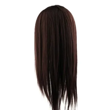 Free Shipping!! 18" Black Synthetic Hair Hairdressing Mannequin Head with wig Free Clamp
Free Shipping!! 18" Black Synthetic Hair Hairdressing Mannequin Head with wig Free Clamp