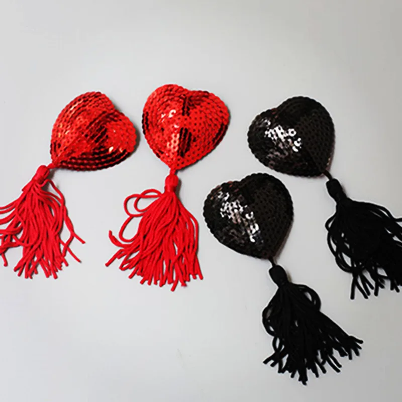 2017 New Hot Sexy Cute New Self Adhesive Sexy Tassel Heart Bra Nipple Cover Pasties Silicon Valentine's Day gift Pasties Sticker
2017 New Hot Sexy Cute New Self Adhesive Sexy Tassel Heart Bra Nipple Cover Pasties Silicon Valentine's Day gift Pasties Sticker