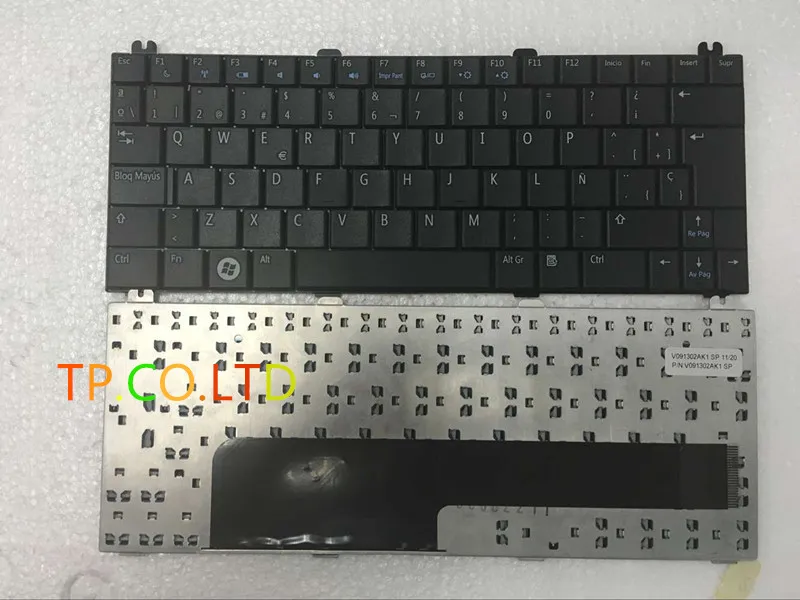 Совершенно новая клавиатура с испанской раскладкой для DELL MINI 12 Service SP version черная